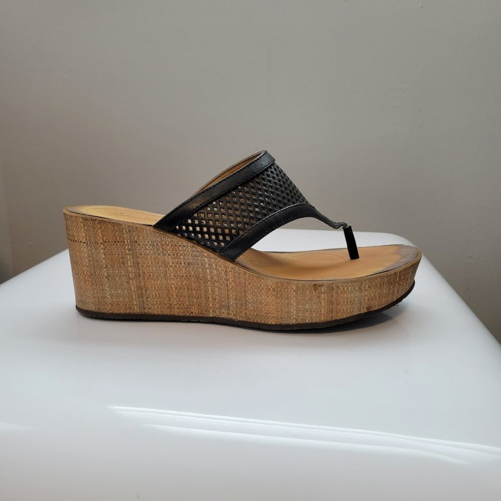 Women's Clarks, Avaleen Ocean Mid Heel Sandal
